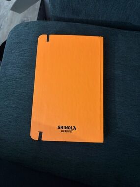 Shinola Orange Notebook